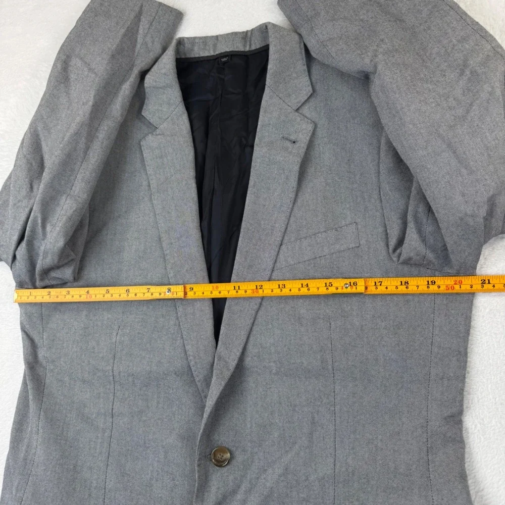 J.Crew Ludlow Blazer Mens 40R Grey Italian Cotton Two Button Sport Coat Jacket